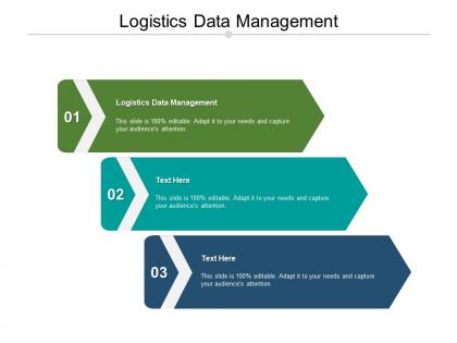 Logistics data management ppt powerpoint presentation summary files cpb