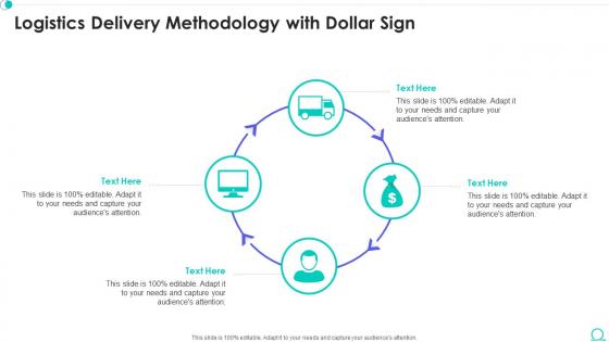 Logistics Delivery Methodology With Dollar Sign