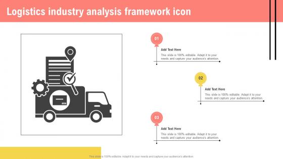 Logistics Industry Analysis Framework Icon