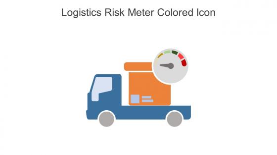 Logistics Risk Meter Colored Icon In Powerpoint Pptx Png And Editable Eps Format
