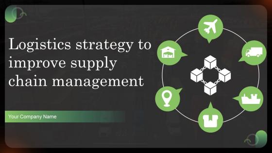 Logistics Strategy To Improve Supply Chain Management Powerpoint Presentation Slides