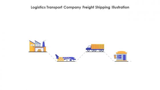 Logistics Transport Company Freight Shipping Illustration