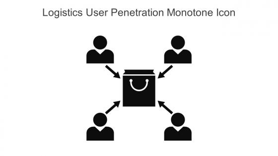 Logistics User Penetration Monotone Icon In Powerpoint Pptx Png And Editable Eps Format