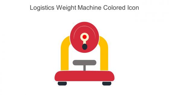 Logistics Weight Machine Colored Icon in powerpoint pptx png and editable eps format