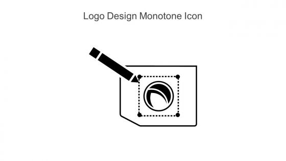 Logo Design Monotone Icon