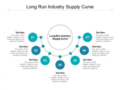 Long run industry supply curve ppt powerpoint presentation infographics good cpb