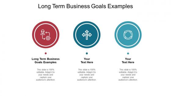 Long term business goals examples ppt powerpoint presentation file formats cpb