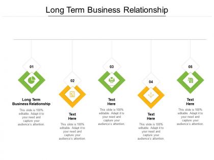 Long term business relationship ppt powerpoint presentation portfolio visuals cpb