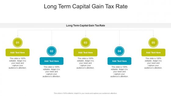 Long Term Capital Gain Tax Rate In Powerpoint And Google Slides Cpb