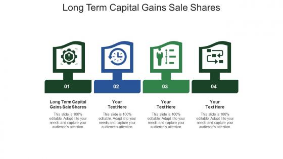 Long term capital gains sale shares ppt powerpoint presentation infographics infographics cpb