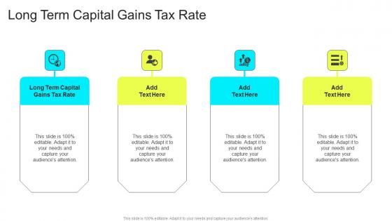 Long Term Capital Gains Tax Rate In Powerpoint And Google Slides Cpb