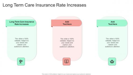 Long Term Care Insurance Rate Increases In Powerpoint And Google Slides Cpb