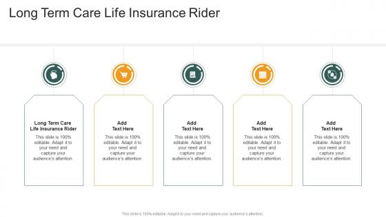 Long Term Care Life Insurance Rider In Powerpoint And Google Slides Cpb