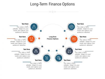 Long term finance options ppt powerpoint presentation summary skills cpb