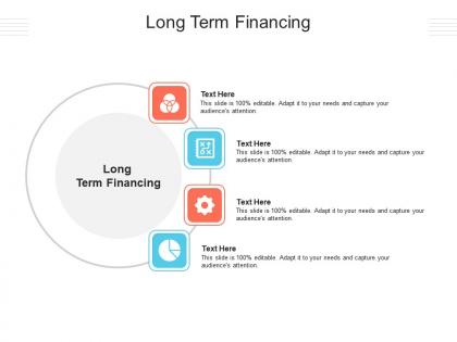 Long term financing ppt powerpoint presentation visual aids icon cpb