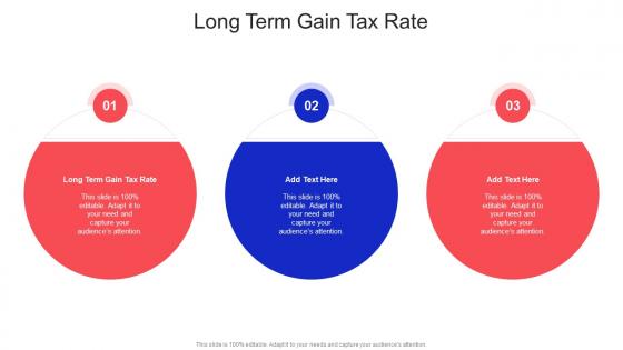 Long Term Gain Tax Rate In Powerpoint And Google Slides Cpb