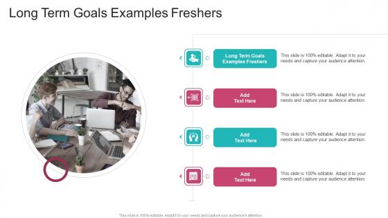 Long Term Goals Examples Freshers In Powerpoint And Google Slides Cpb