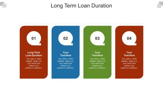 Long term loan duration ppt powerpoint presentation ideas good cpb