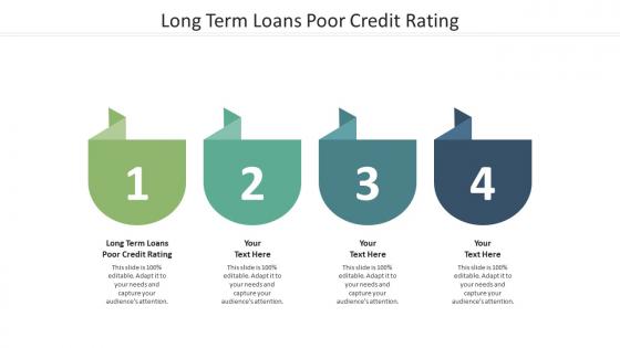 Long term loans poor credit rating ppt powerpoint presentation slides portrait cpb