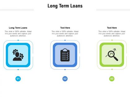Long term loans ppt powerpoint presentation show example cpb