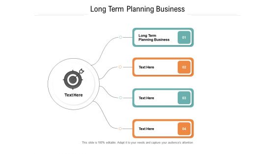 Long term planning business ppt powerpoint presentation professional outline cpb