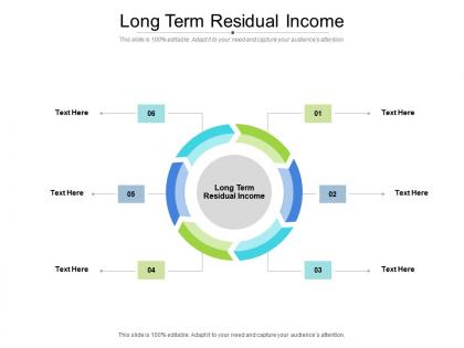 Long term residual income ppt infographic template clipart images cpb