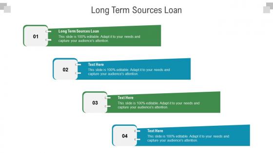 Long term sources loan ppt powerpoint presentation portfolio slide download cpb