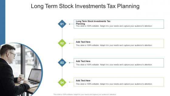 Long Term Stock Investments Tax Planning In Powerpoint And Google Slides Cpb