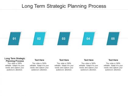 Long term strategic planning process ppt powerpoint presentation slides example file cpb