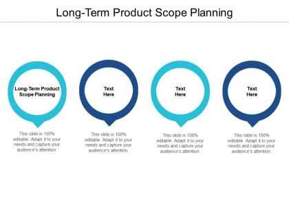 Longterm product scope planning ppt powerpoint presentation summary grid cpb