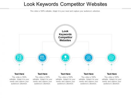 Look keywords competitor websites ppt powerpoint presentation infographic template cpb