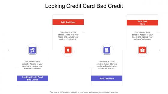 Looking Credit Card Bad Credit In Powerpoint And Google Slides Cpb