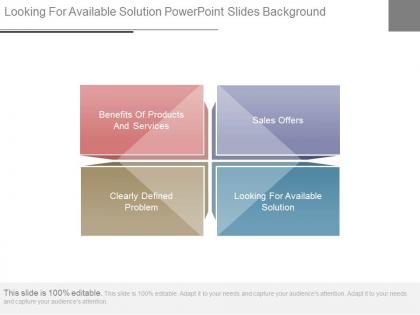 Looking for available solution powerpoint slides background