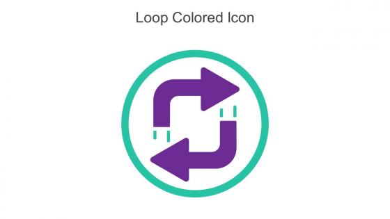 Loop Colored Icon In Powerpoint Pptx Png And Editable Eps Format