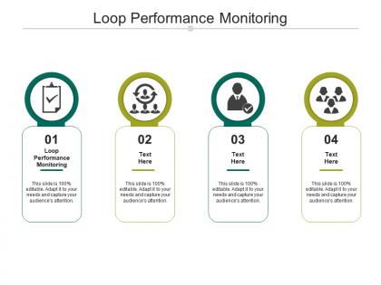 Loop performance monitoring ppt powerpoint presentation outline brochure cpb