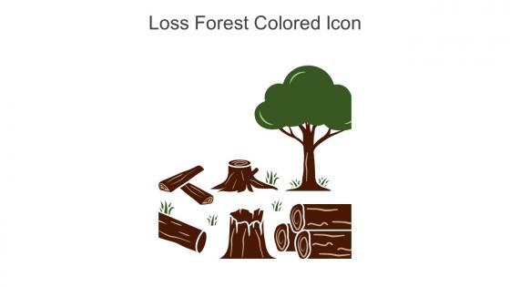 Loss Forest Colored Icon In Powerpoint Pptx Png And Editable Eps Format