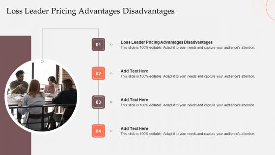 Loss Leader Pricing Advantages Disadvantages In Powerpoint And Google Slides Cpb
