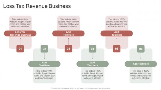 Loss Tax Revenue Business In Powerpoint And Google Slides Cpb