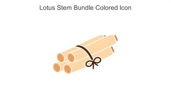 Lotus Stem Bundle Colored Icon In Powerpoint Pptx Png And Editable Eps Format