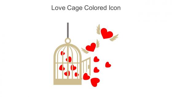 Love Cage Colored Icon In Powerpoint Pptx Png And Editable Eps Format