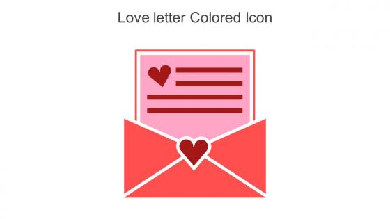 Love Letter Colored Icon In Powerpoint Pptx Png And Editable Eps Format
