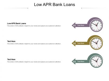 Low apr bank loans ppt powerpoint presentation ideas example introduction cpb
