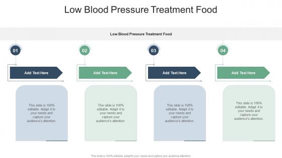 Low Blood Pressure Treatment Food In Powerpoint And Google Slides Cpb