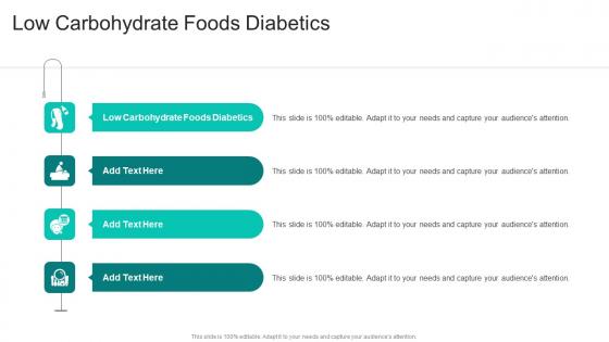 Low Carbohydrate Foods Diabetics In Powerpoint And Google Slides Cpb