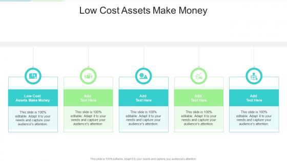 Low Cost Assets Make Money In Powerpoint And Google Slides Cpb