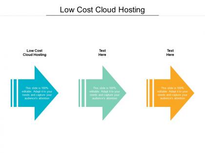 Low cost cloud hosting ppt powerpoint presentation portfolio graphics cpb