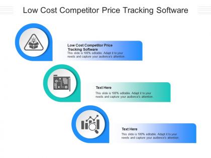Low cost competitor price tracking software ppt powerpoint presentation file graphics cpb