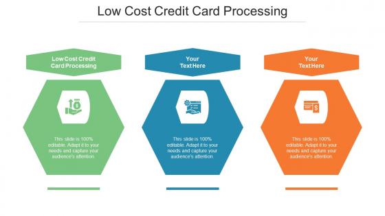 Low Cost Credit Card Processing Ppt Powerpoint Presentation Summary File Formats Cpb