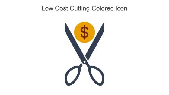 Low Cost Cutting Colored Icon In Powerpoint Pptx Png And Editable Eps Format