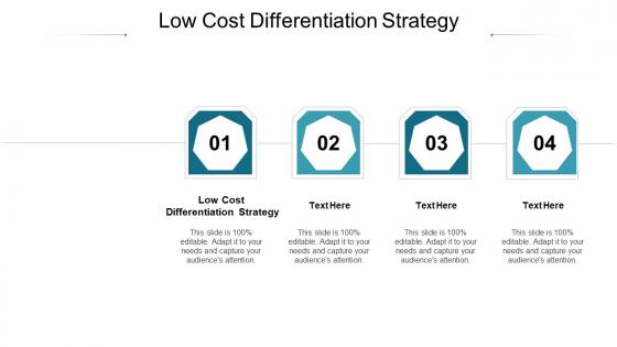 Low cost differentiation strategy ppt powerpoint presentation layouts background images cpb